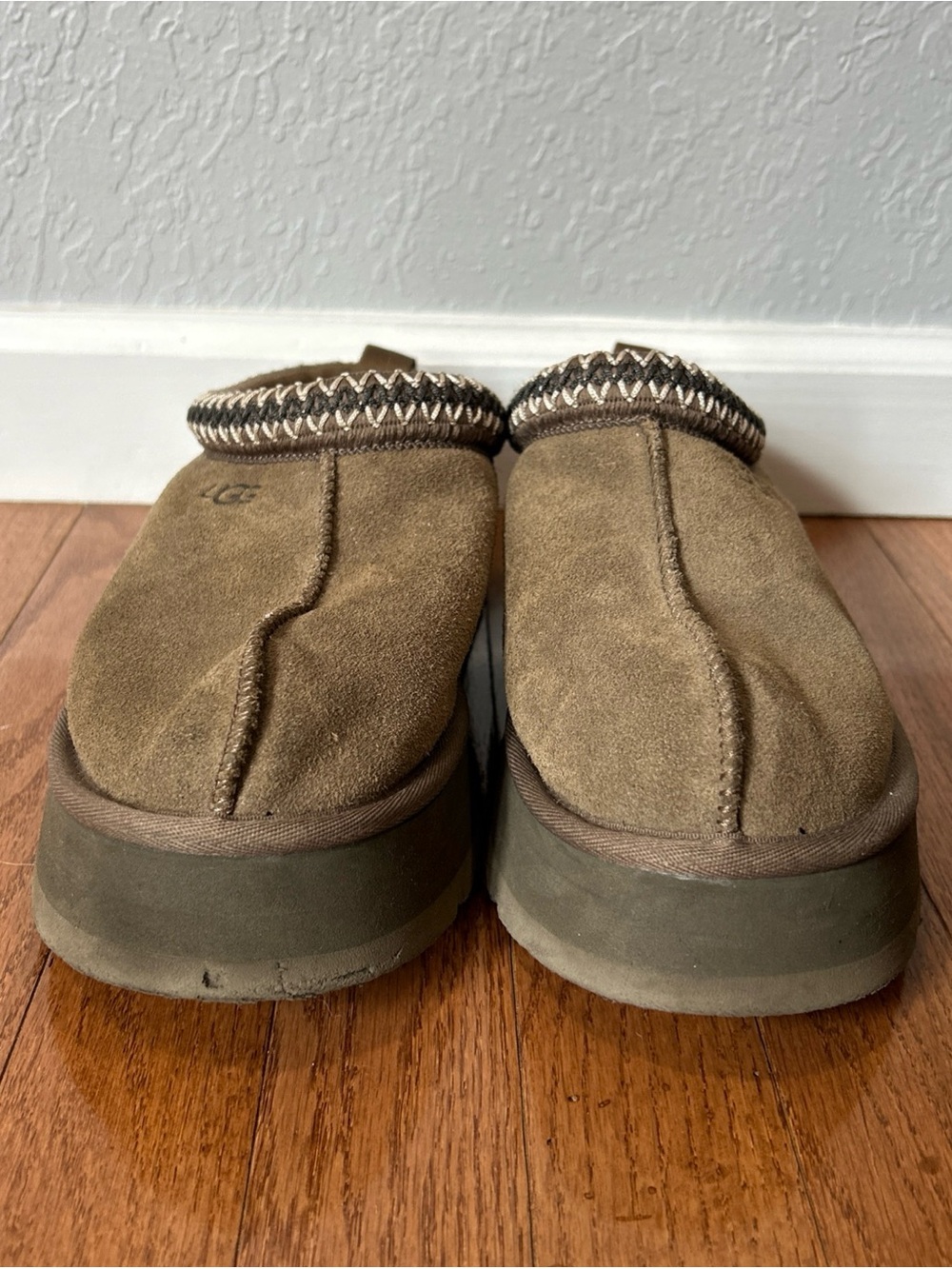 Ugg Tazz II Tasman Mules Slip On Shoes Platform Women’s Size 10 Hickory Brown - Picture 2 of 12